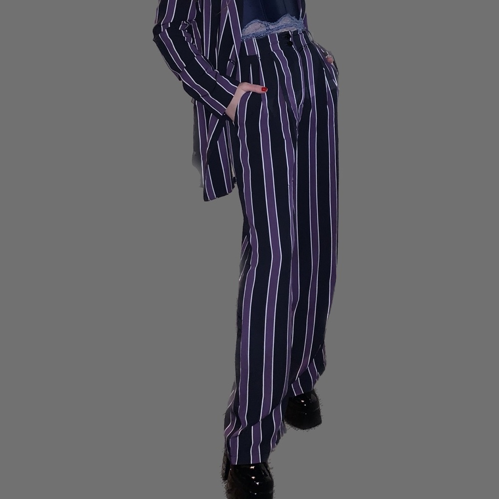 NWOT LPA Wide Leg Pant in Sartorial Stripe